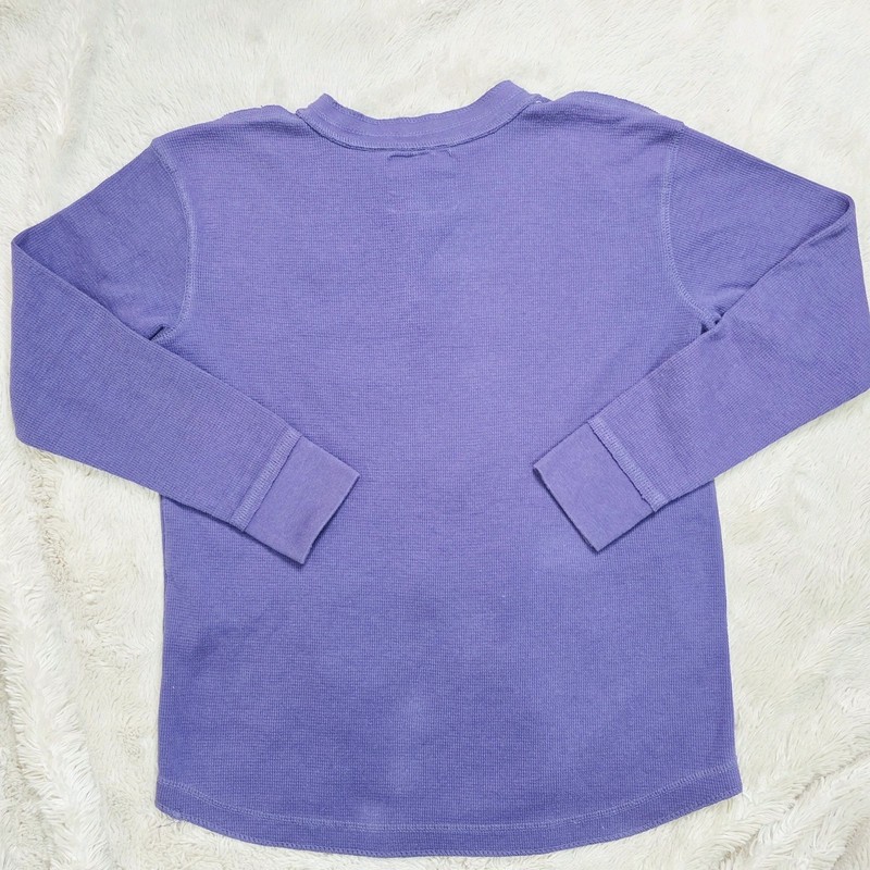 Colony Men's Washington Huskies Waffle Knit Henley Shirt Purple Size XL gallery