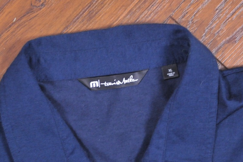 Travis Mathew The Zinna 2.0 Performance Golf Polo Shirt Dark Navy Men's XL gallery
