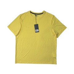 VRST Shirt Men L Large Short Sleeve Yellow Blazer Heather 4 Way Stretch Icon Tee
