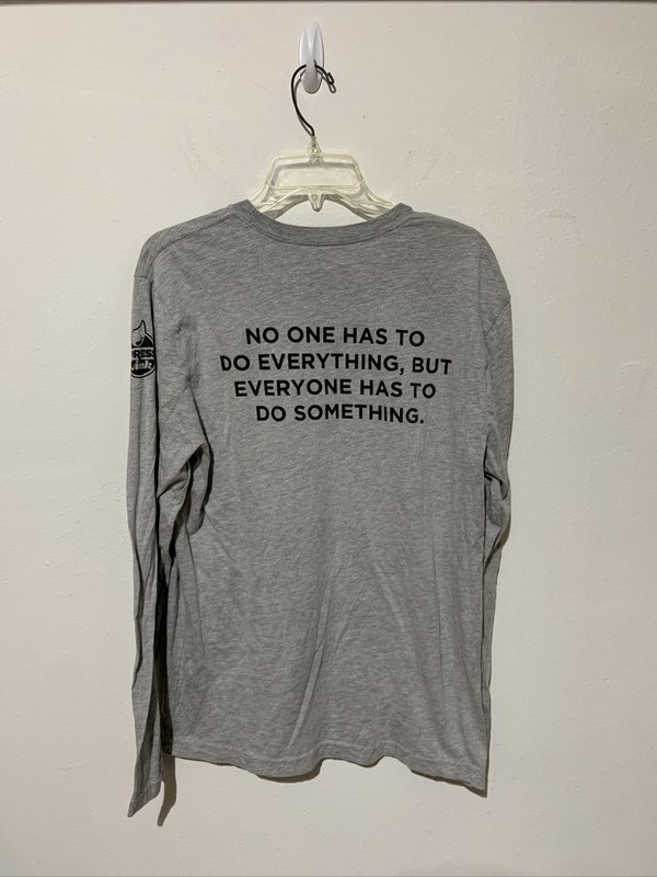 UCF Men’s Size Large “Green Dot UCF” Gray Long Sleeve T Shirt gallery