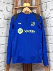Nike FC Barcelona Dri-Fit Training Top 1/4 Zip Men Blue Size S