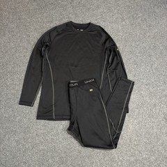 Under Armour Base 2.0 Cold Gear 2 Piece Set Long Sleeve Shirt & Tights Size XL
