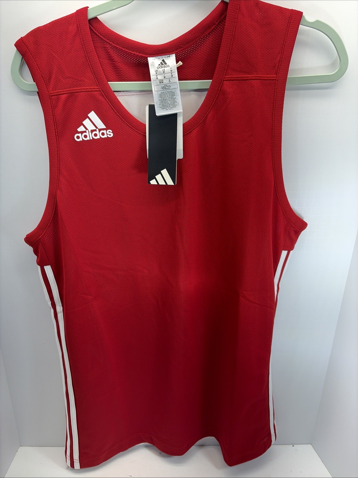 Adidas 3G Speed Reversible Training Jersey-Men's Basketball RedWhite DY6595 Med gallery