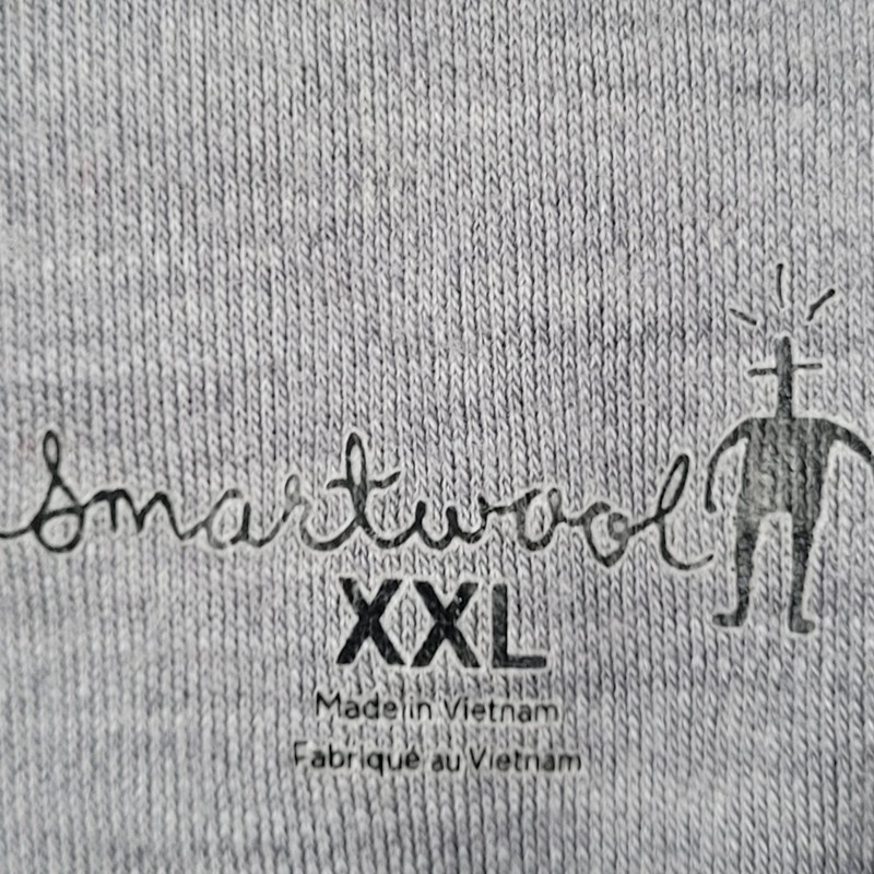 SmartWool 1/2 Zip Pullover Mens 2XL Gray Layering Hiking Outdoor Casual gallery