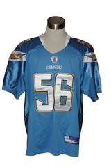 MEN’S SAN DIEGO CHARGERS FOOTBALL JERSEY-SIZE: 52 BABE