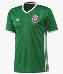 Adidas Men’s International Soccer Mexico V-Neck Jersey, Green/White