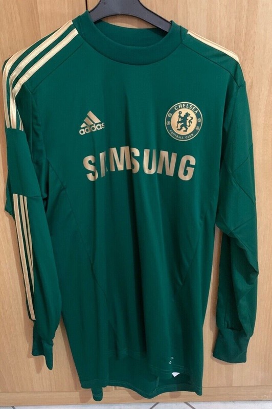 CHELSEA PLAYER 2008/2009 GOALKEEPER FOOTBALL ORIGINAL JERSEY ADIDAS M #1 CECH gallery
