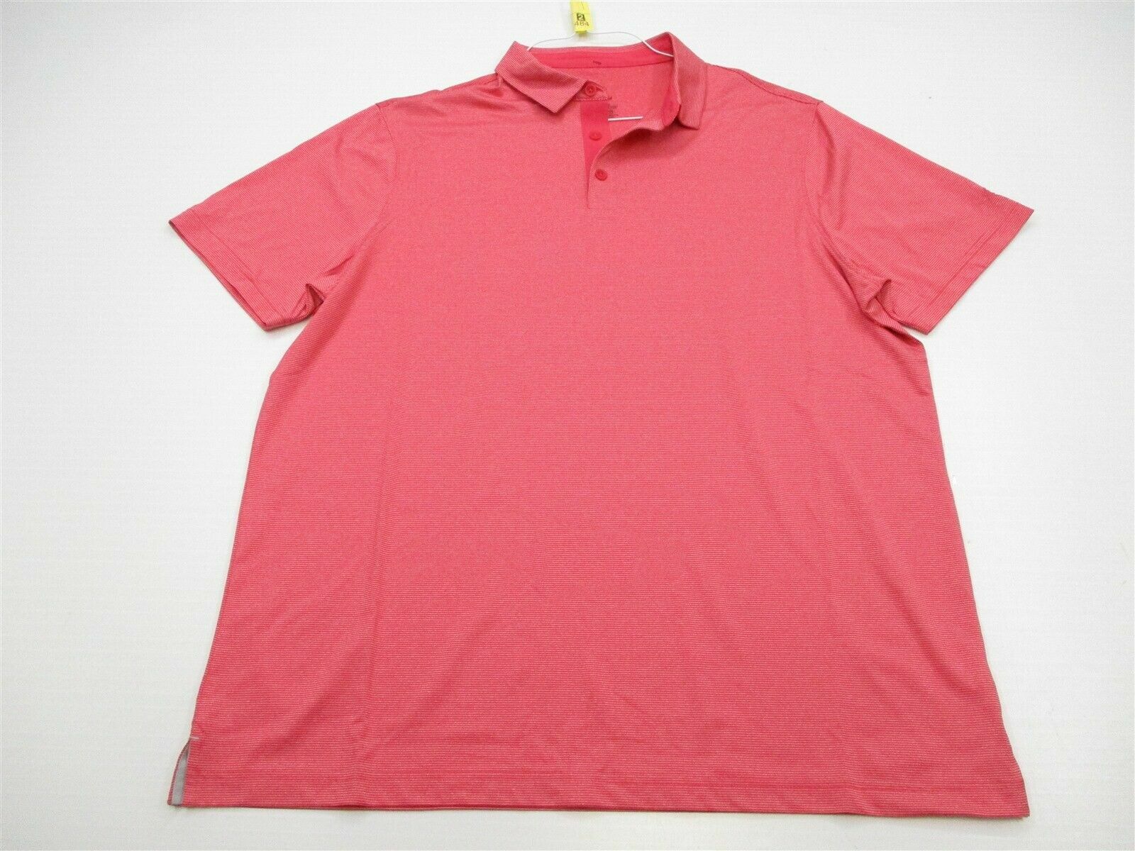 CHAMPION Polo Shirt Men's Size XL Active GOLF Short Sleeve Pink Striped gallery