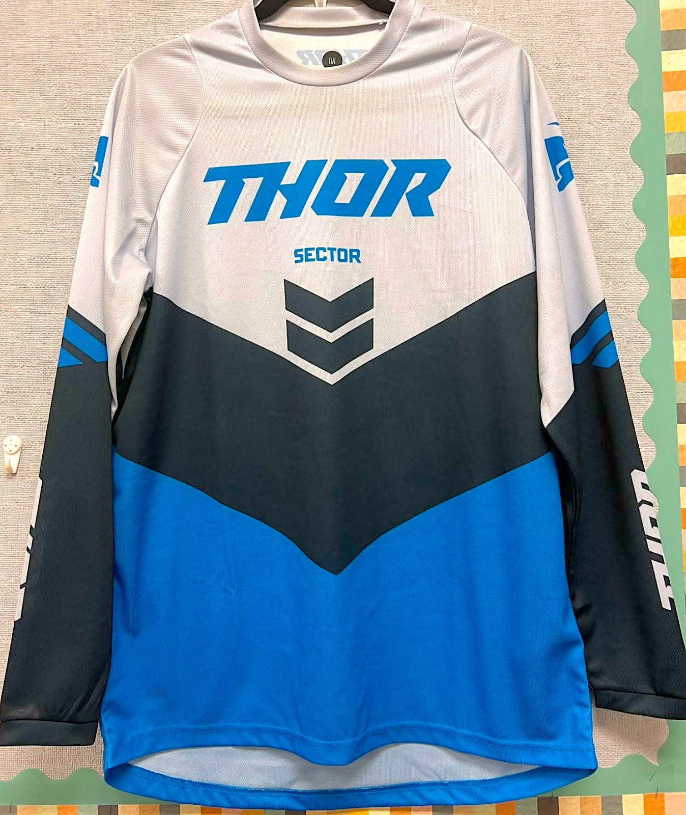 Thor Sector Chev Motocross Jersey Adult Medium gallery