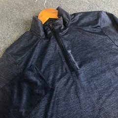 Vineyard Vines On-The-Go Sankaty Quarter Zip Mens Large Blue 1/4 Pullover OTG