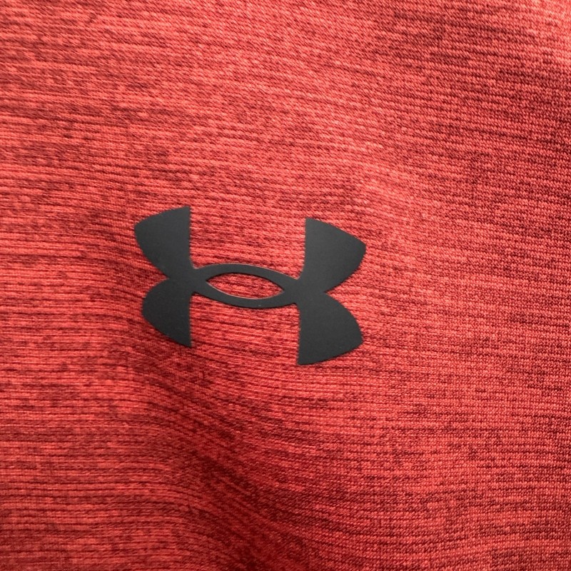 Under Armour ColdGear 1/4 Zip Pullover Mens Large Red Heathered Fleece Outdoor gallery