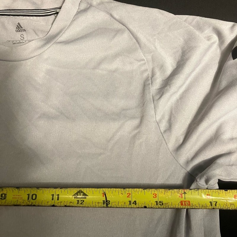 Adidas Men's Climalite Performance Training T-Shirt Light Gray. size S gallery