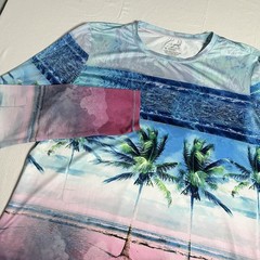 Silver Bait Long Sleeve Performance Fishing Shirt Men’s XL Stretch Beach Theme