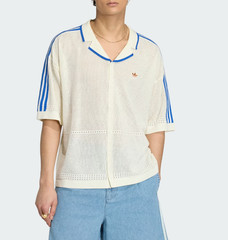 adidas Originals Knit Resort Shirt Men Lifestyle Casual Loose Top AsiaFit KX1223