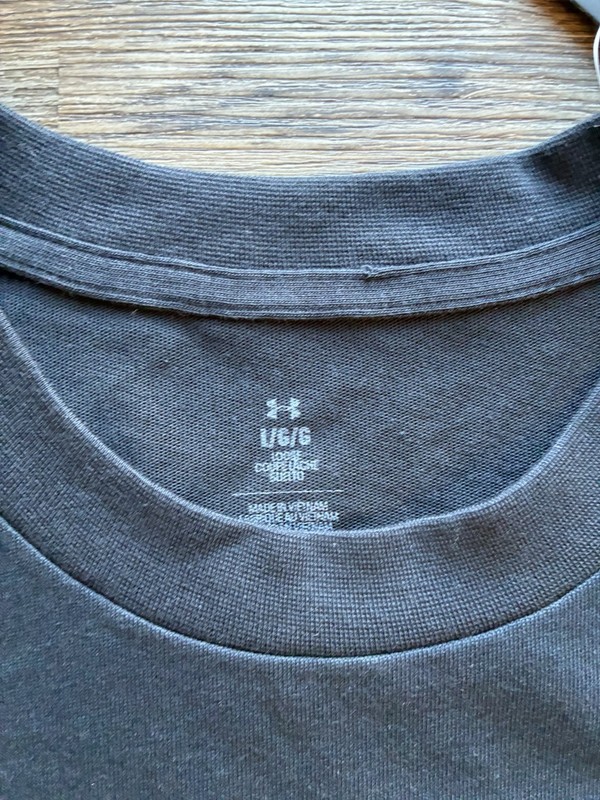 Under Armour Project Rock Cuffed Long Sleeve Black T-Shirt Size Large Loose Fit gallery