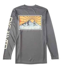 Rig & Water Mountain Rays Long Sleeve T-Shirt Men’s Size M NWT UPF 50 Fishing
