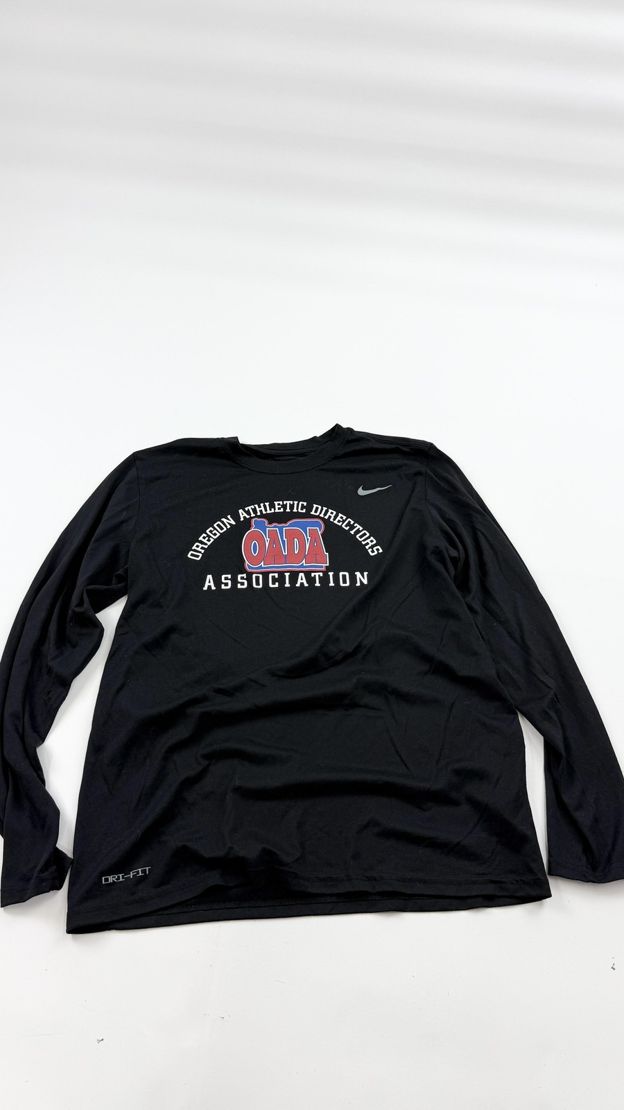 Nike Shirt Mens Large Long Sleeve Dri-FIT Oregon Athletic Directors Association gallery