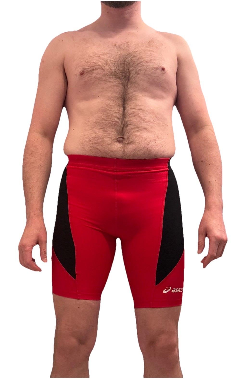 ASICS Hammer Wrestling Short JT807 2390 Black Red Small S gallery