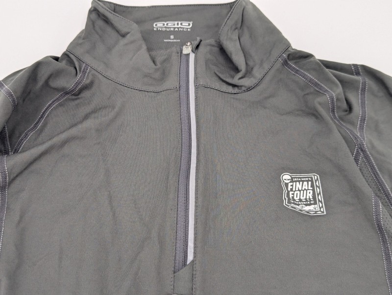 Ogio Endurance 1/4 Zip Pullover Lightweight Shirt Vented S Gray NCAA Final Four gallery