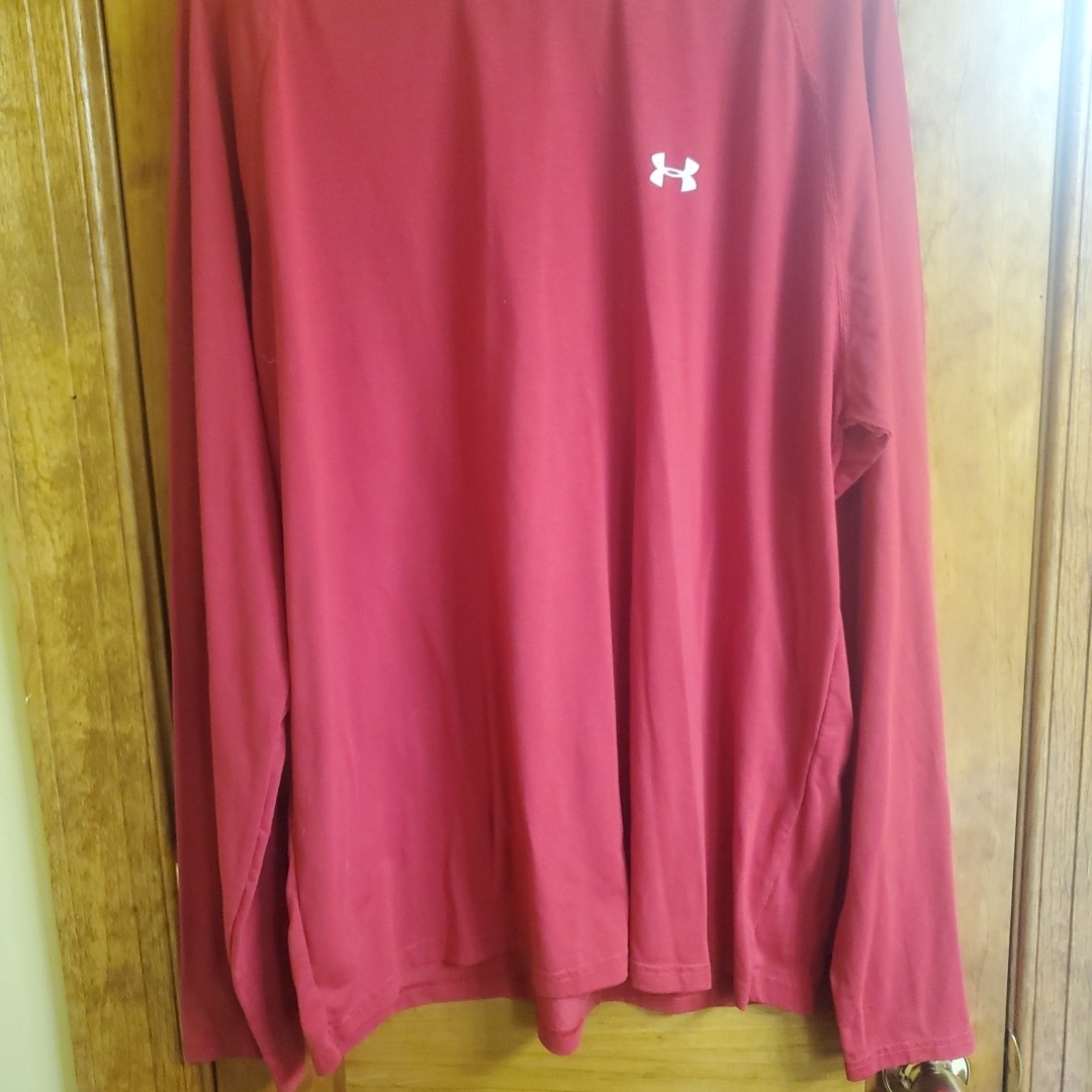 Under Armour Unisex Adult Baselayer Polyester And Spandex Red Sz XL gallery