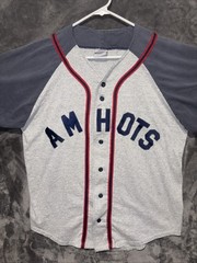 Vintage 90s Y2K Badger Sport Baseball Jersey Alternative Structures Men’s L USA
