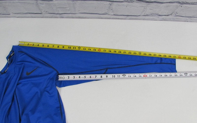Nike Pro DRI FIT Long Sleeve Slim Active Shirt Royal Blue DD1980-480 Large gallery