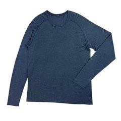 Lululemon Metal Vent Tech Long Sleeve 2.0 Mineral Blue/True Navy Size M