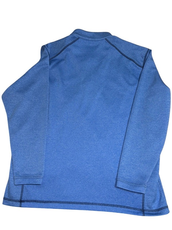 Pebble Beach Performance 1/4 Zip Pullover Shirt Men’s Large Blue Long Sleeves gallery