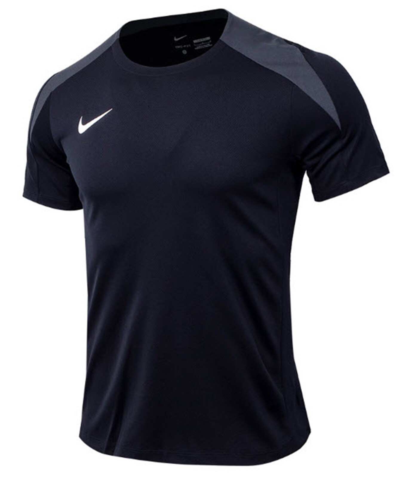 Nike Men DRI-FIT STRIKE Shirt Athletic Run Black Gray Tee Top Shirts FN2400-010 gallery