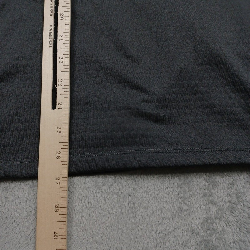 Eddie Bauer Pullover Mens Medium Gray FreeHeat Quarter Zip Activewear Pocket gallery