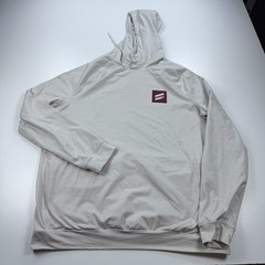 Hurley Hooded Shirt Mens Extra Large XL Beige Lightweight Pullover Hoodie