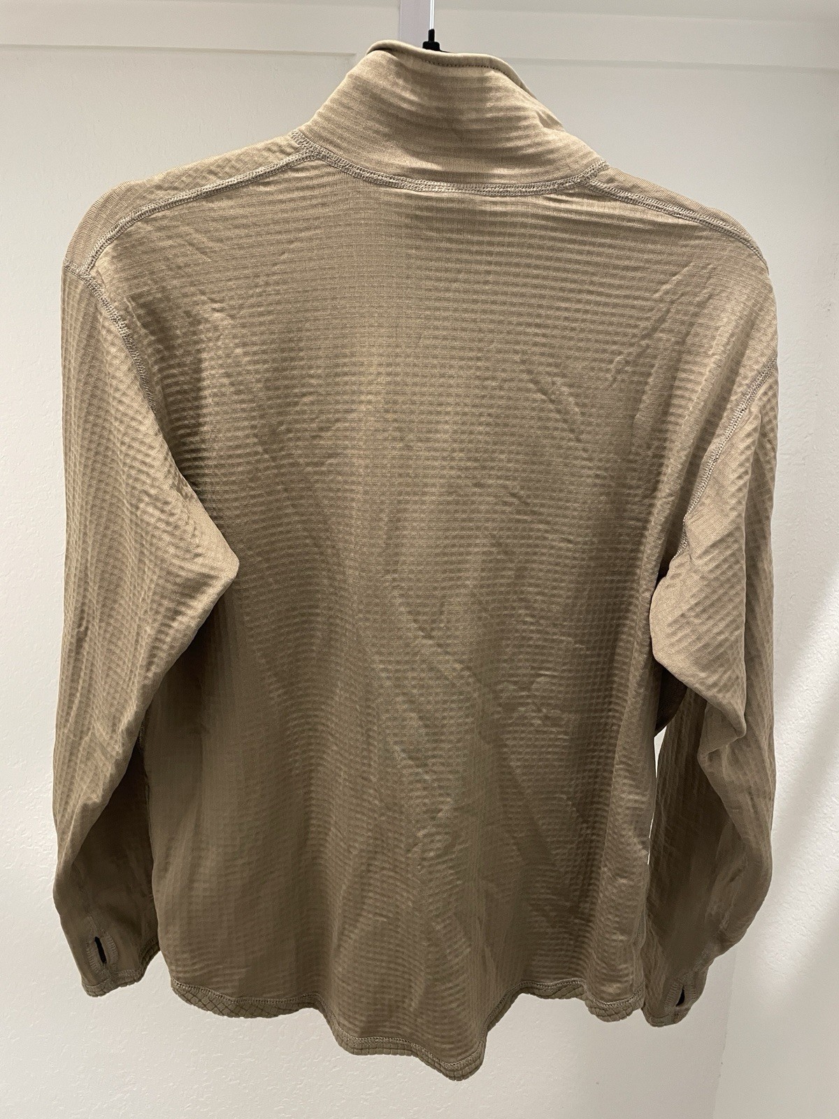 US Military ECWCS Gen III Level 2 Shirt Mens Small Midweight Grid Fleece Waffle gallery