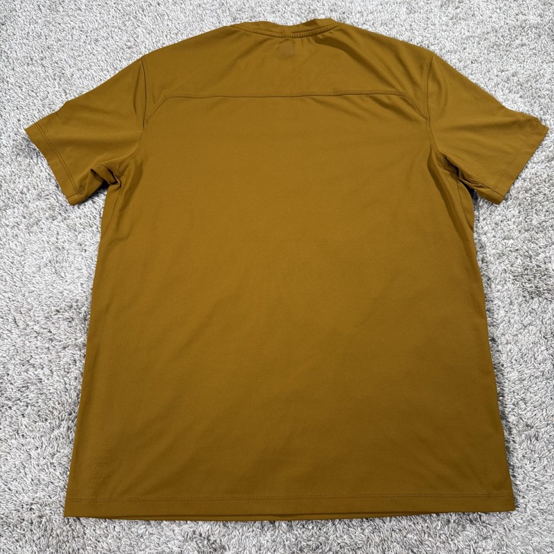 Ten Thousand Shirt Mens Medium Brown Performance Athletic Training Tee TTK059 gallery