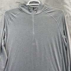 Travis Mathew sweater men’s large cloud 1/4 Zip Pullover Performance golf gray