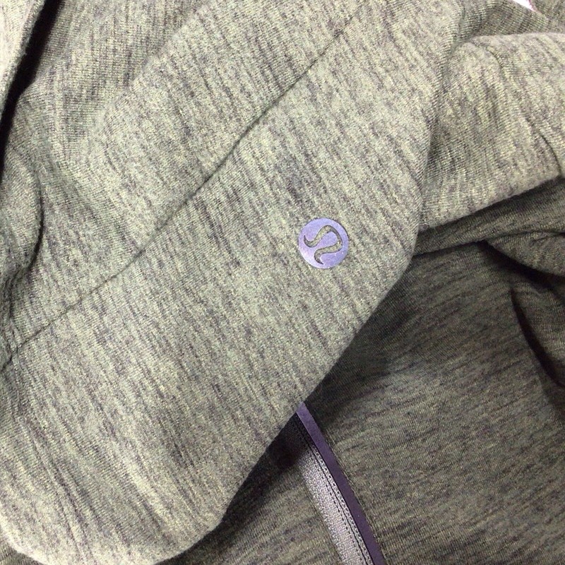 Lululemon Men’s L 1/4 Zip Surge Jacket Heathered Green Long Sleeve LM3CMXS gallery
