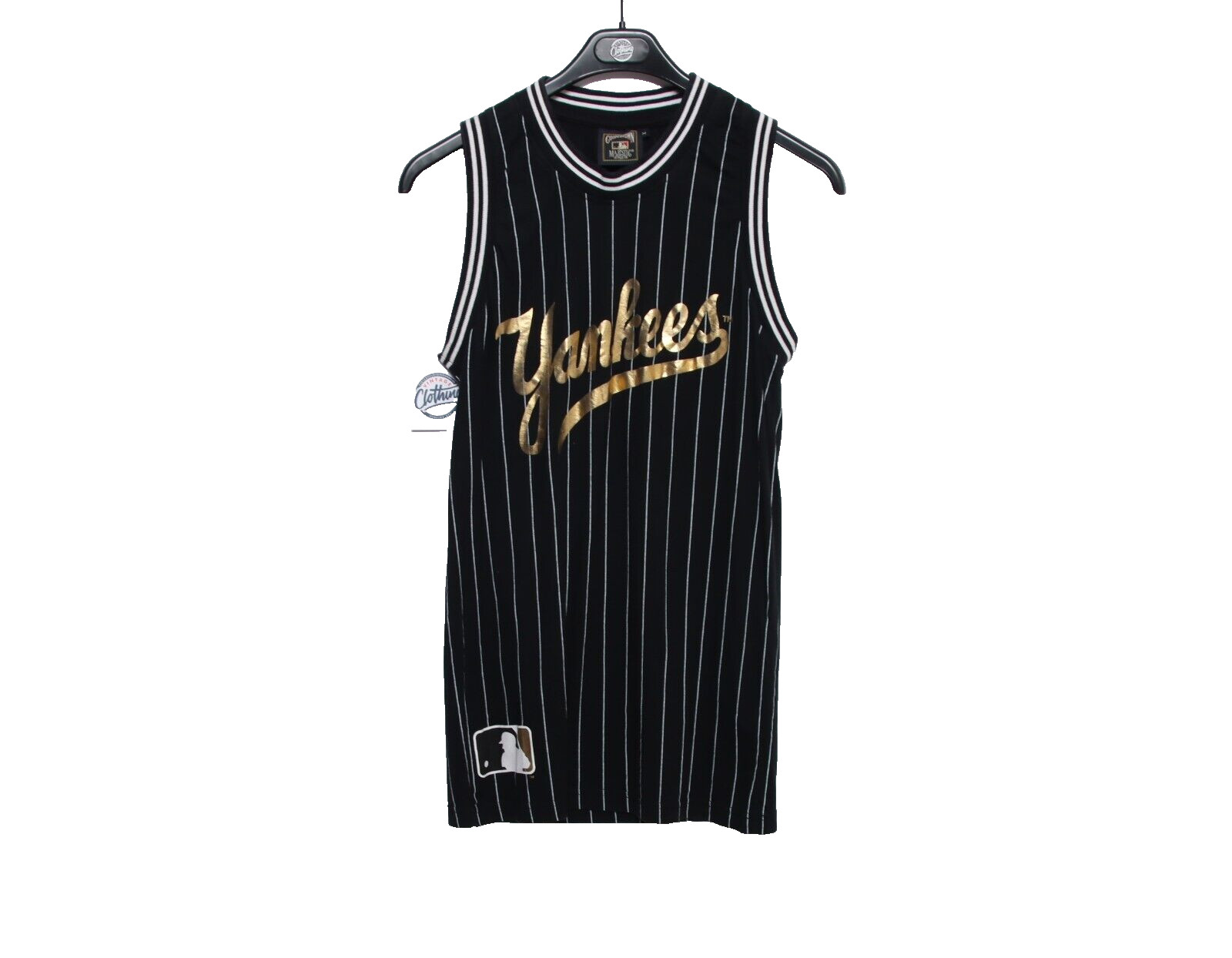 Majestic Athletic tank top size M (Cod.EBAY2294) black unisex cotton gallery