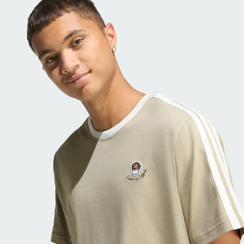 adidas Lux Coffee Cafe Cup Graphic T-shirt Wonder Cargo JZ5071 Japan Size gallery