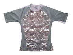 Fox Racing Black Gray Jersey Riding Performance Short Sleeve Shirt Large Y2K