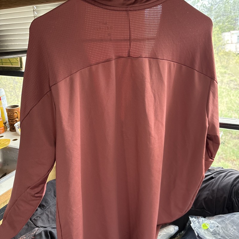 Nike Element 2.0 1/4 Zip Reflective Running Top Size XL Adobe AH8973-655 gallery
