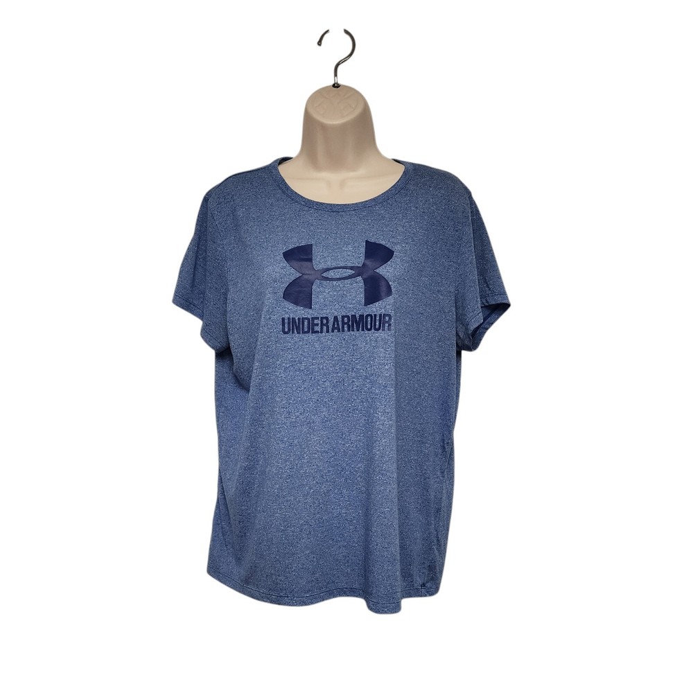 Under Armour Chambray Blue Short Sleeve Tee Size XL