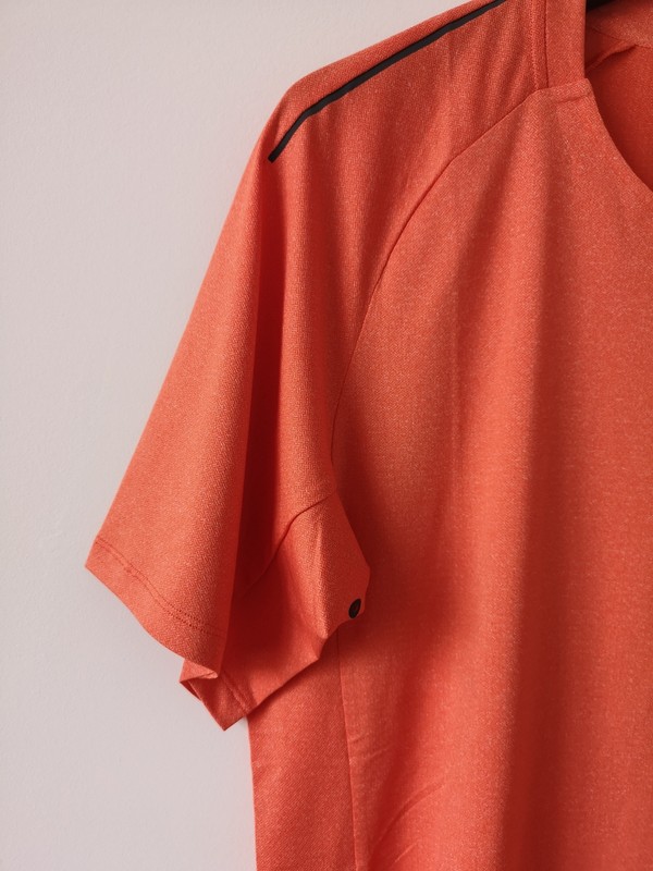 NWT LULULEMON Textured Training SS Top Shirt Men's Large HTUI Orange gallery