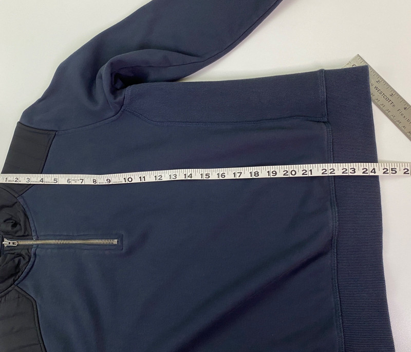 Triple Aught Design Mens Epsilon Pullover 1/4 Zip Medium Navy Blue Cordura Blend gallery