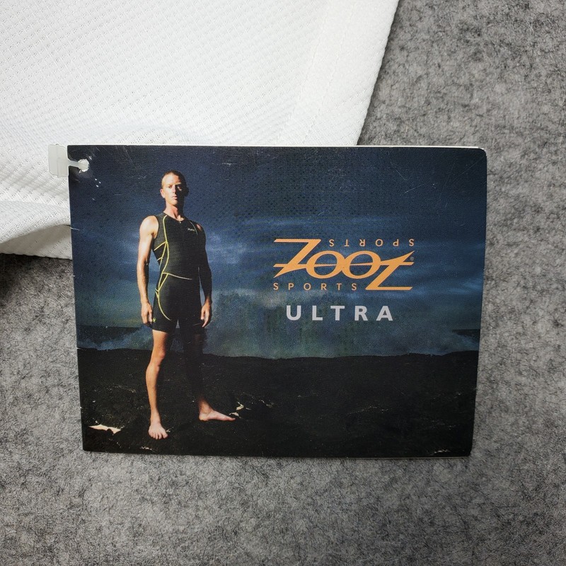 NWT Zoot Sports Top Men's Size Medium Off White Ultra Tech Tee Short Sleeve gallery