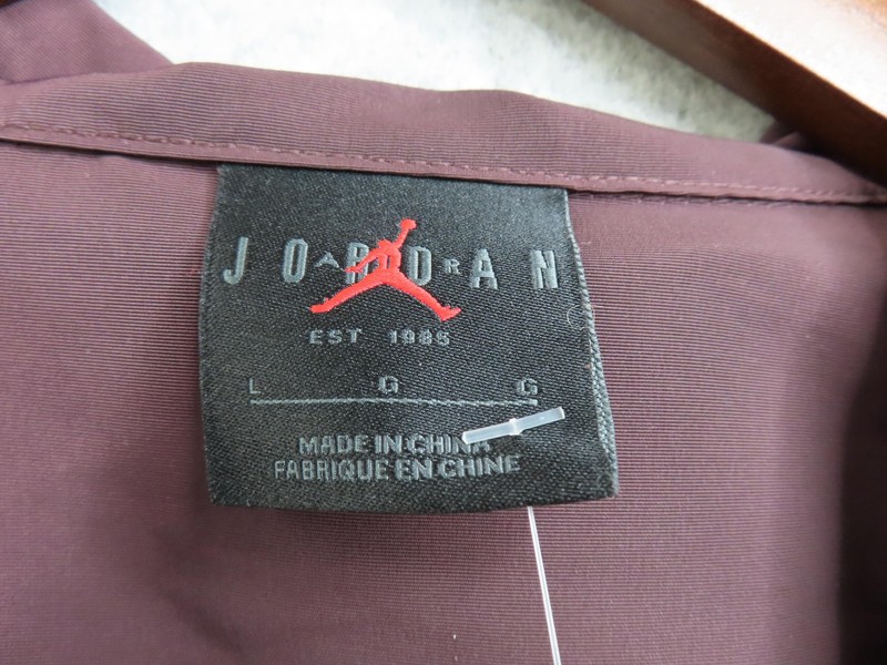 Jordan A Ma Maniere Shirt Mens Large Red Snap Front Shooting Woven DV7480-263 gallery