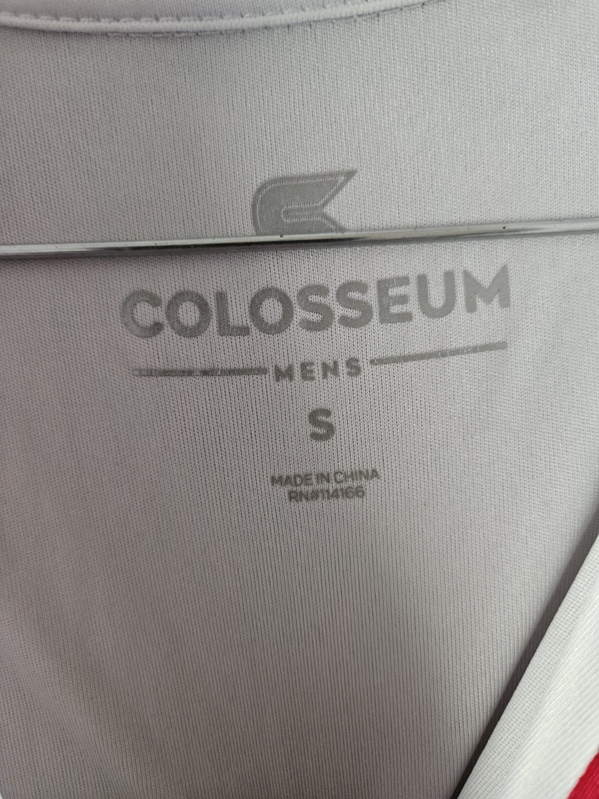 Colosseum Ohio State Buckeyes Men's S White/Gray Poly Mock Neck 1/4 Zip Pullover gallery