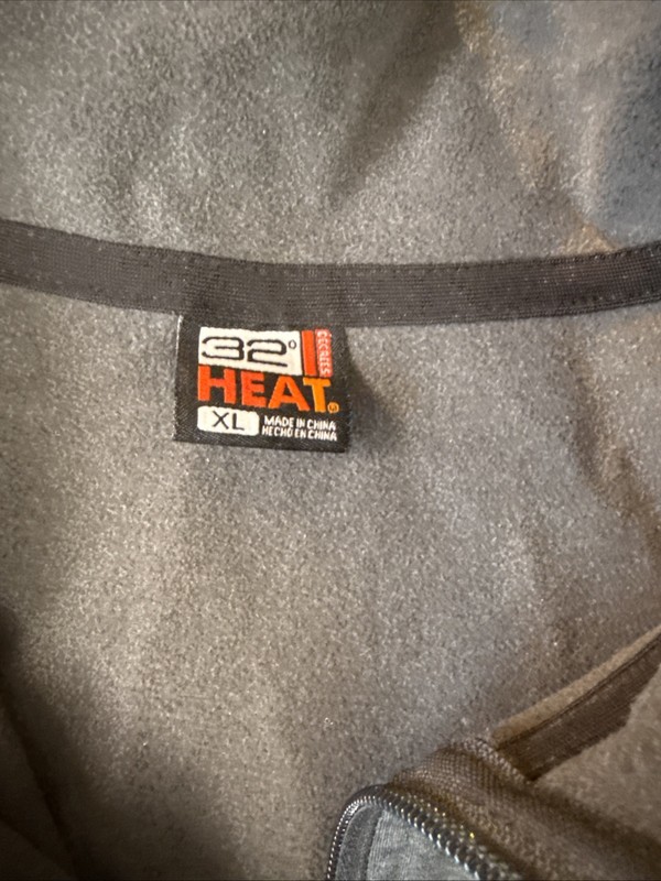 32 degrees Heat - Men's 1/4 zip Pullover Jacket XL Gray Outdoor Walk gallery