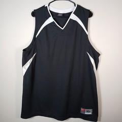 Nike Team Athletic Sleeveless Black T-shirt Jersey Mens XL Center Swoosh AC83