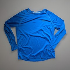 Baleaf T-Shirt Mens L Blue Long Sleeve Performance Breathable Atheisure Large