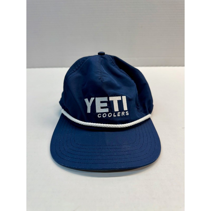 Yeti Screened Logo Blue Mens shirt sz XL and Hat gallery