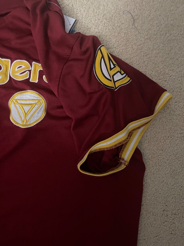 Marvel Avengers #63 Tony Stark Baseball Jersey Men's Size XXL gallery